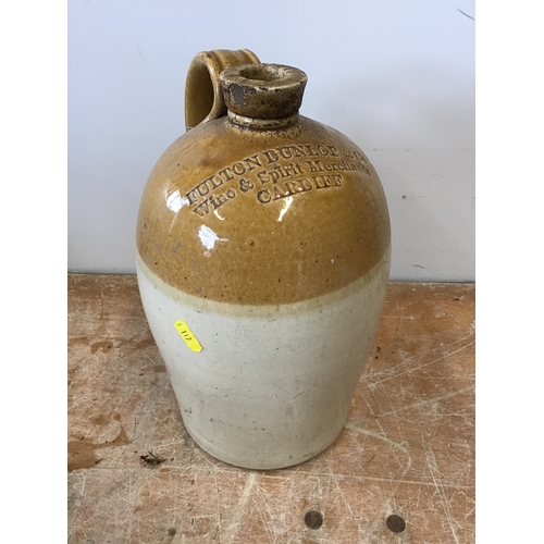 90 - Stoneware Flagon