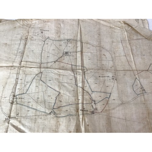 609 - Approximately 24 Various Plans on Silk relating to New Mills, Peak District - J Pollitt Surveyor - D... 