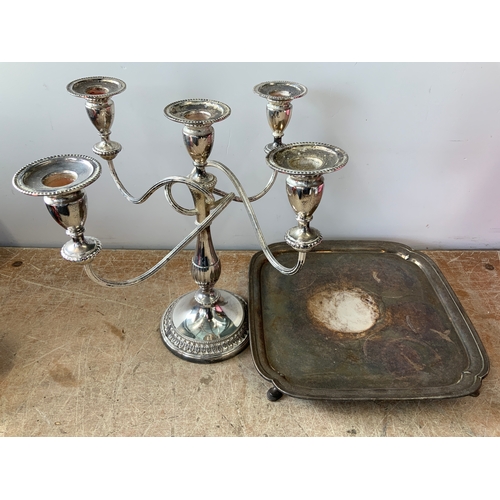 Candelabra and Tray