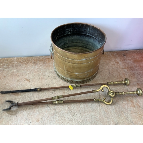 23 - Fire Tools and Planter