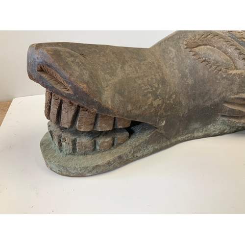 186 - Carved Animal Head