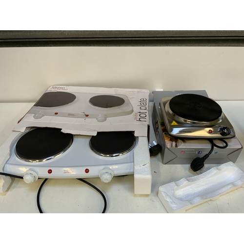 448 - Unused Double Hotplate and Single Hotplate