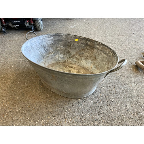 80 - Galvanised Bath - L69cm