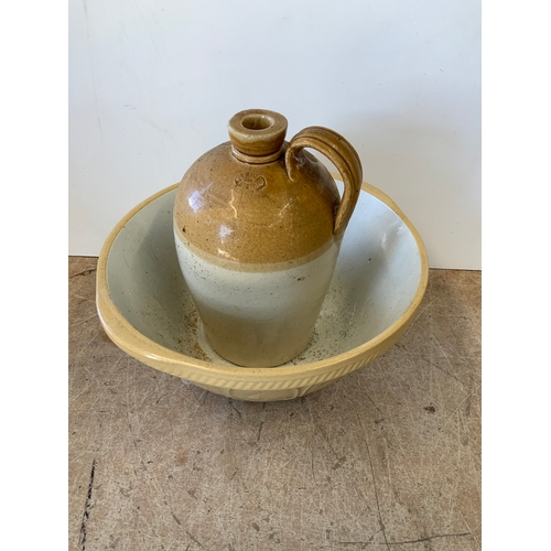 9 - Mixing Bowl and Flagon