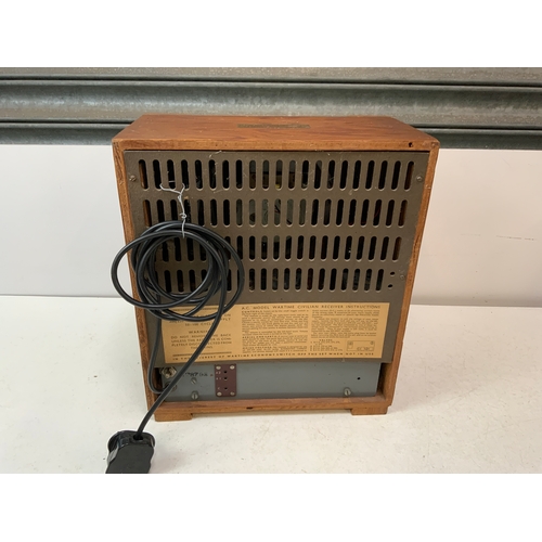 95 - Wartime Civilian Valve Radio