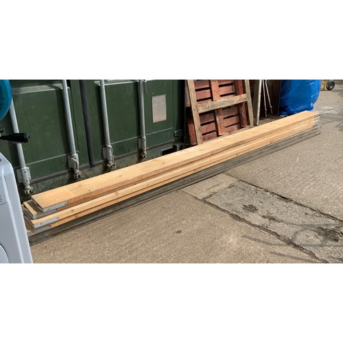 34 - 7x Scaffold Planks - 390cm Long