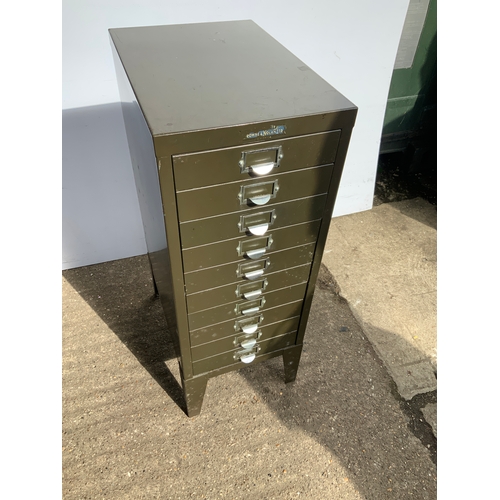 743 - Ten Drawer Filing Cabinet