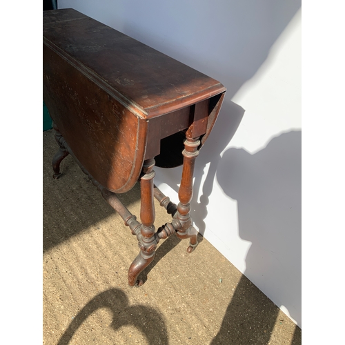 597 - Victorian Mahogany Sutherland Table