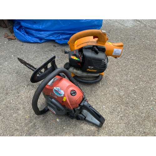 39 - Blower  and Chainsaw