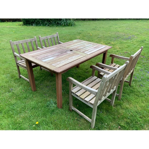 10 - Teak Garden Table and Chairs