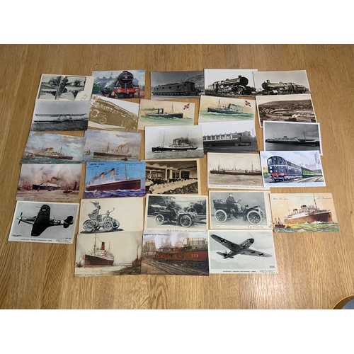 663 - Collection of Postcards - Trains and Planes