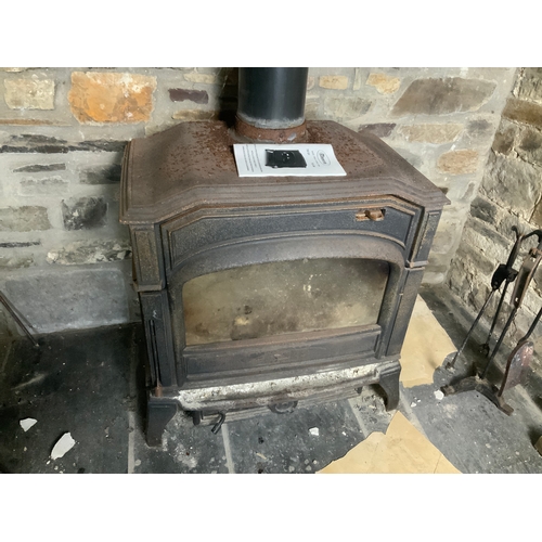 112 - Wood Burning Stove - Buyer to Remove