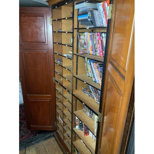 125 - Pine Cupboard with Pigeon Hole Interior