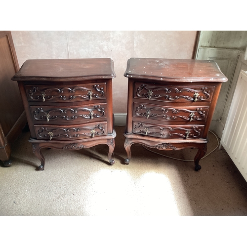 166 - Pair of Bedsides