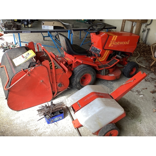 338 - Westwood Mower Ride on Lawn Mower in the Same Ownership from New - In Good Condition and Working Ord... 