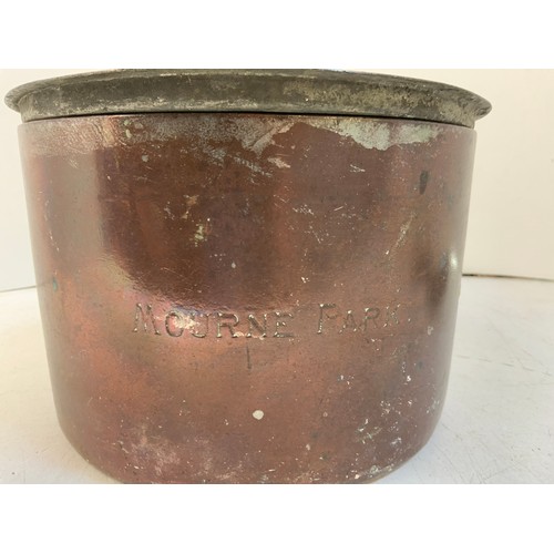 171 - Copper Pan from Mourne Park House, Newry