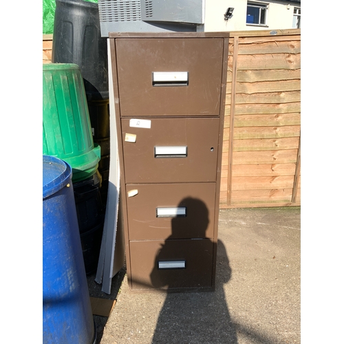 1A - Fireproof Four Drawer Filing Cabinet