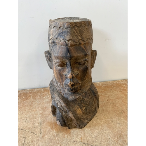 139 - Carved African Head