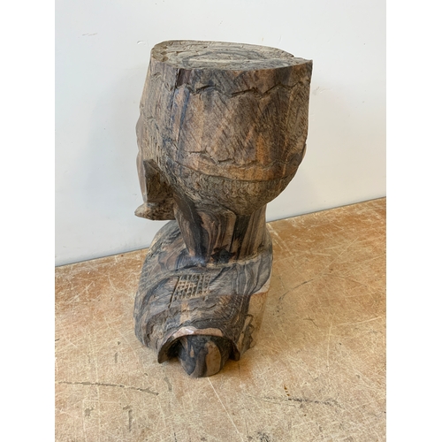 139 - Carved African Head