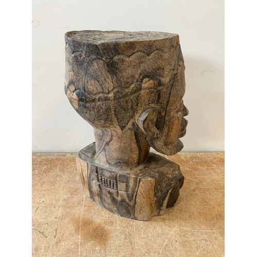 139 - Carved African Head