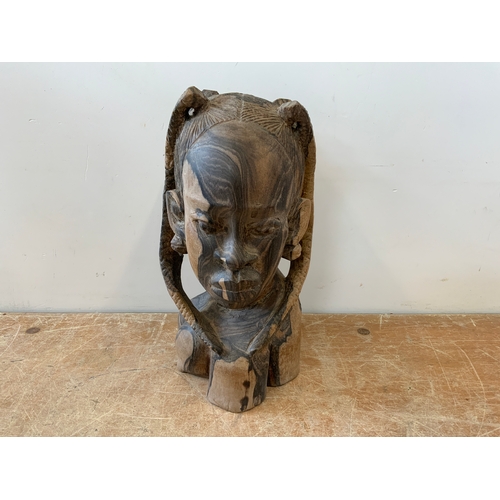 138 - Carved African Head