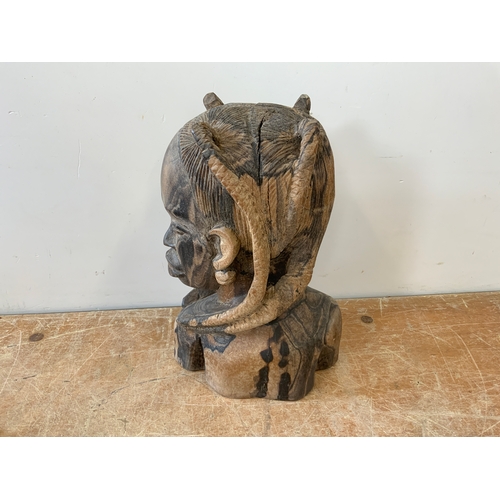 138 - Carved African Head