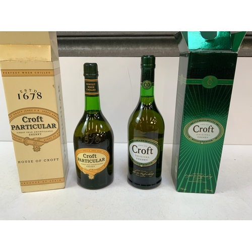 736 - Bottle of Croft Peculiar and Croft Original Sherry