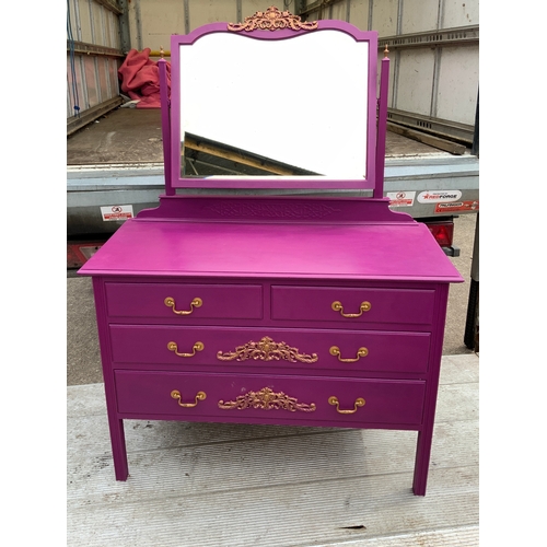 544 - Painted Dressing Table