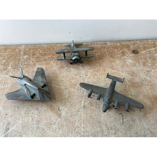 746 - 3x Aeroplane Pencil Sharpeners