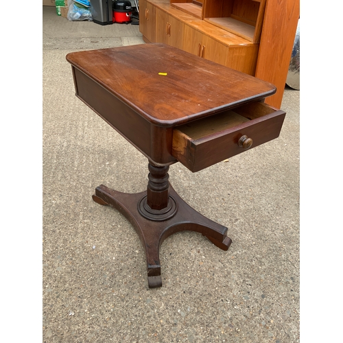 553 - Victorian Mahogany Pedestal Table