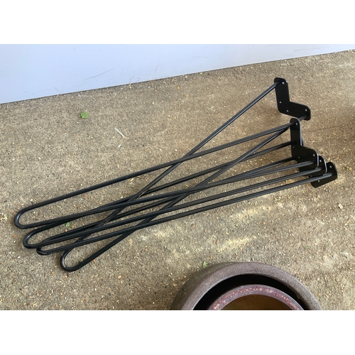 9 - Hairpin Leg Brackets - 70cm