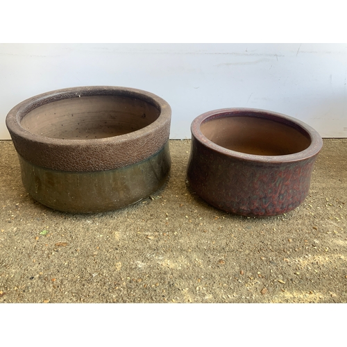 3 - Glazed Planters