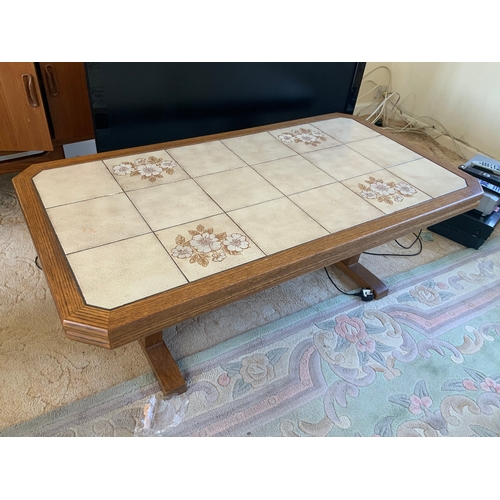 152 - Tile Top Coffee Table