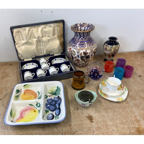 235 - Paperweight, Carltonware and Other China