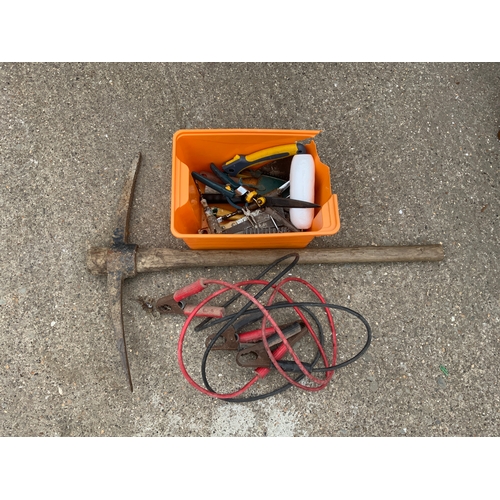 35 - Pick Axe and Tools etc