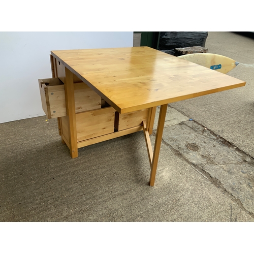 497 - Drop Flap Table with Storage