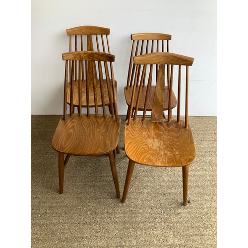 163 - 4x Stick Back Chairs