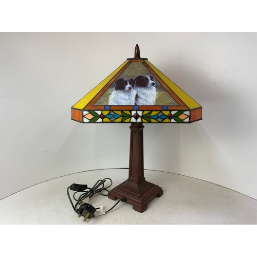 457 - Tiffany Style Table Lamp