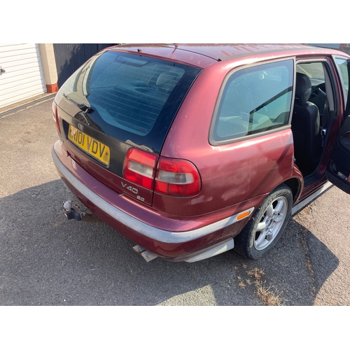 20A - Volvo V40 Estate - R101 VDV
Last Owner Since 1998. MOT Expired. Sold on the Instructions of the Exec... 