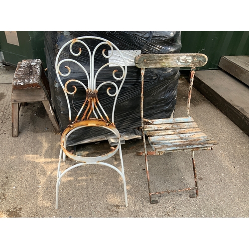 56 - 2x Garden Chairs