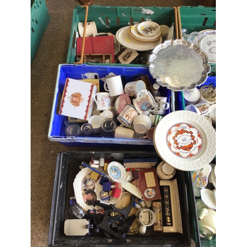 948 - Large Quantity of Commemorative Ware - Crates Not Included