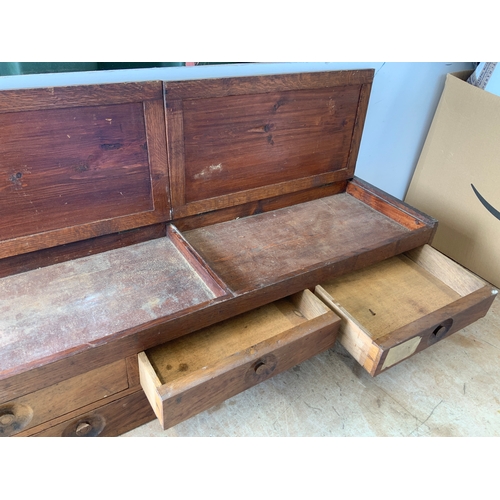 226 - Mahogany Storage Drawers