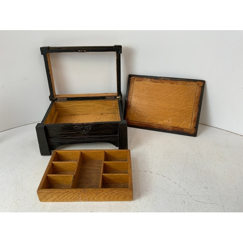 198 - Jewellery Box, Coins etc