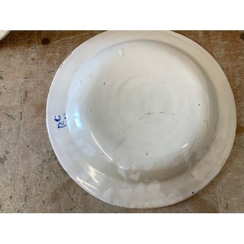 345 - Faience Plates