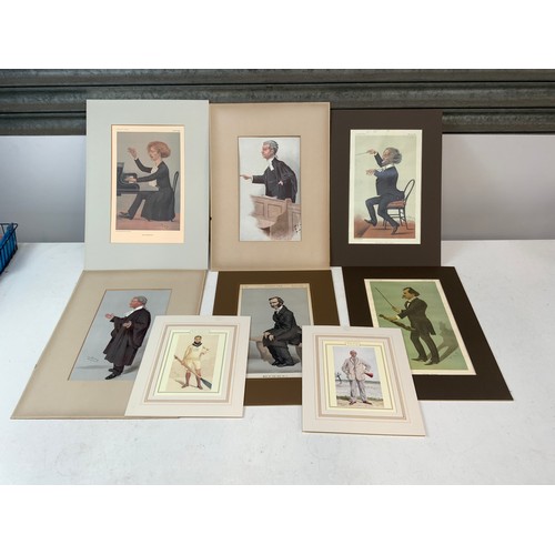 392 - Approx 21 Vanity Fair Prints - Various Sizes Ages and Conditions, Framed and Unframed