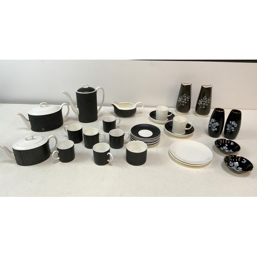 840 - Wedgwood Susie Cooper Coffee Set, Carltonware and Wade Vases etc