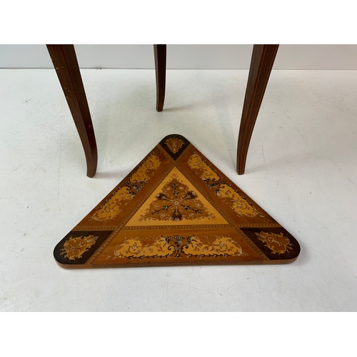 448 - Inlaid Musical Sewing Table