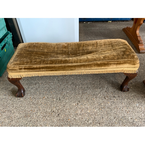 686 - Low Upholstered Stool