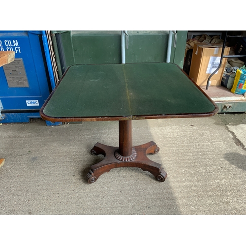 685 - Victorian Rosewood Card Table