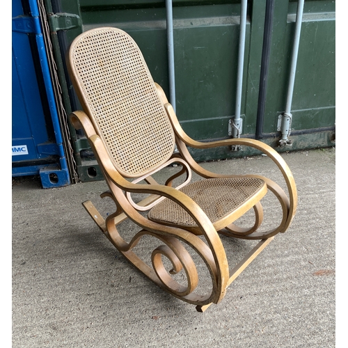 645 - Vintage Cane Rocking Chair